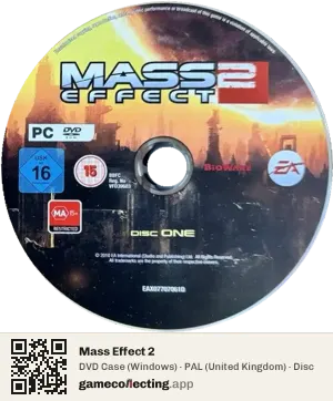 Mass Effect 2 Computer, PAL disc