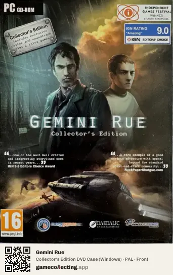 Gemini Rue Computer, PAL box front