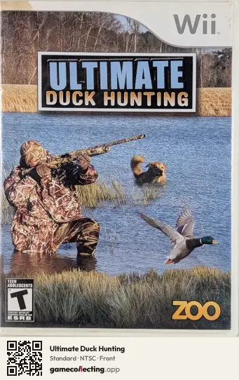 Ultimate Duck Hunting Nintendo Wii, NTSC box front