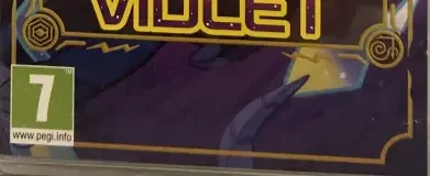 Pokémon Violet, the PEGI square on its front