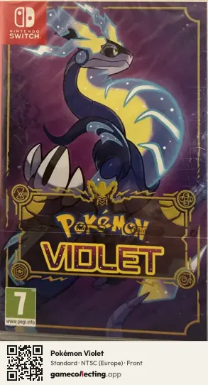 Pokémon Violet Nintendo Switch, Europe box front