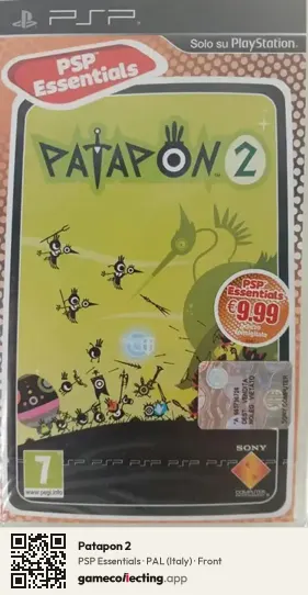 Patapon 2 PlayStation Portable, Italy box front