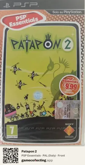 Patapon 2 PlayStation Portable, Italy box front