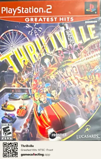 Thrillville PlayStation 2, NTSC box front