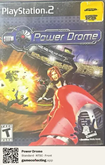 Power Drome PlayStation 2, NTSC box front