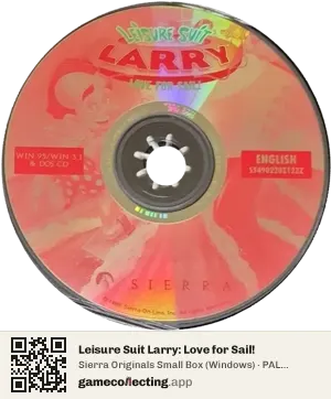 Leisure Suit Larry: Love for Sail! Computer, PAL disc