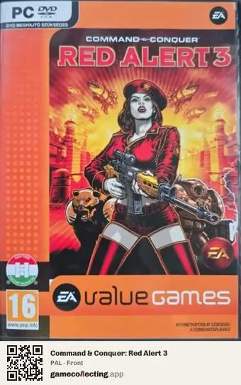 Command & Conquer: Red Alert 3 Computer, PAL box front