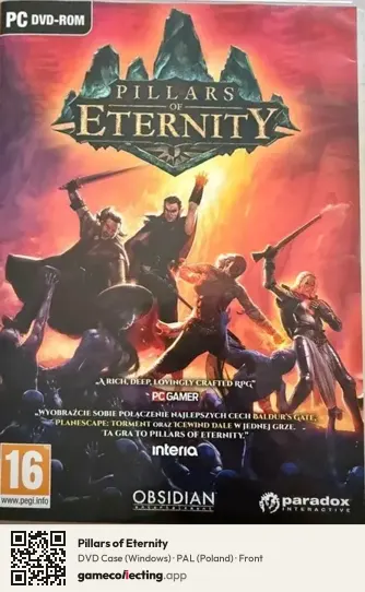Pillars of Eternity Computer, Poland box front