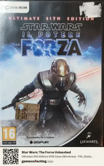 Star Wars: The Force Unleashed Computer, Italy box front