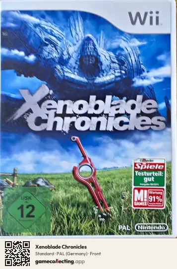 Xenoblade Chronicles Nintendo Wii, Germany box front
