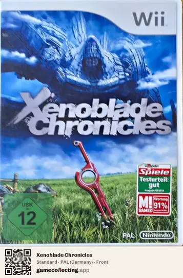 Xenoblade Chronicles Nintendo Wii, Germany box front