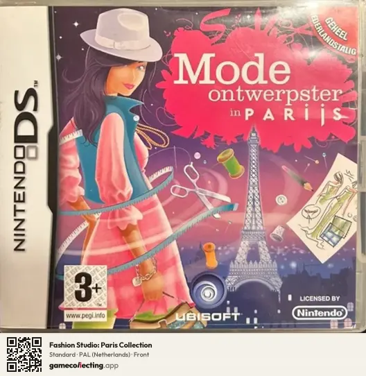 Fashion Studio: Paris Collection Nintendo DS, Netherlands box front