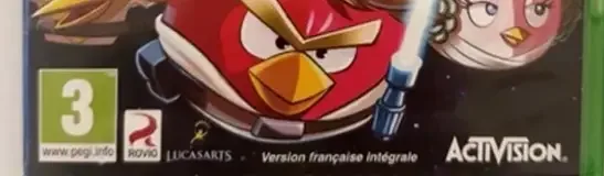 Angry Birds Star Wars, the PEGI square on its front