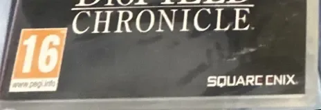 The DioField Chronicle, the PEGI square on its front