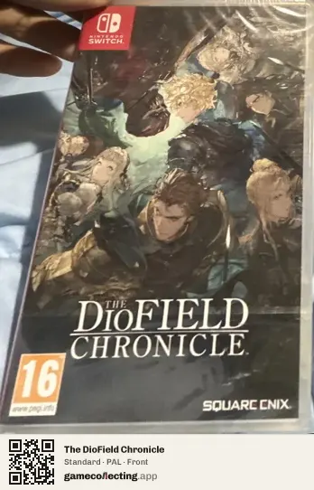 The DioField Chronicle Nintendo Switch, PAL box front