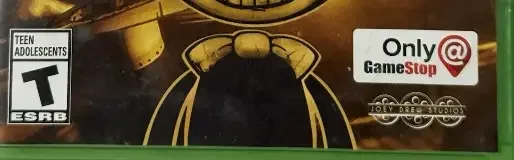Bendy and the Ink Machine, the ESRB box on its front