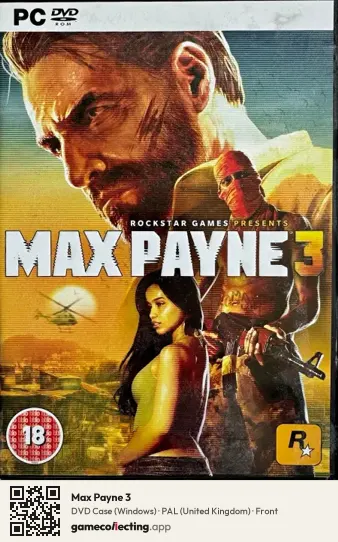 Max Payne 3 Computer, United Kingdom box front