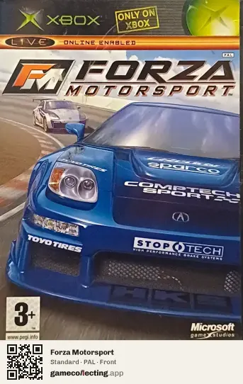 Forza Motorsport Xbox, PAL box front