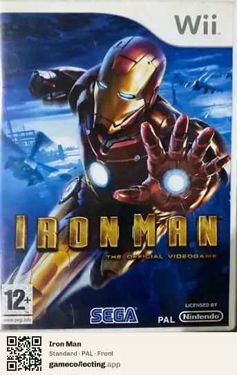 Iron Man Nintendo Wii, PAL box front
