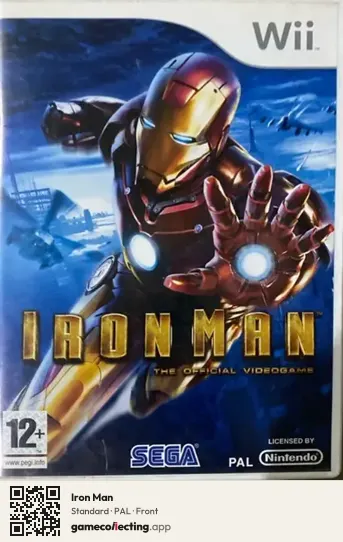 Iron Man Nintendo Wii, PAL box front