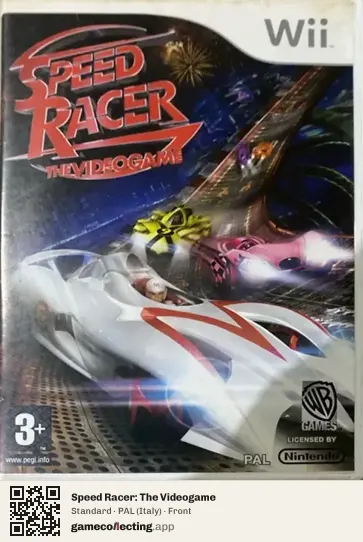 Speed Racer: The Videogame Nintendo Wii, Italy box front