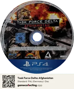 Task Force Delta: Afghanistan PlayStation 4, PAL disc
