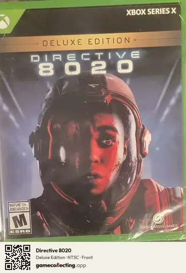 Directive 8020 Xbox Series X, NTSC box front