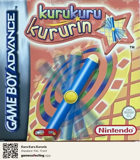 Kuru Kuru Kururin Game Boy Advance, PAL box front