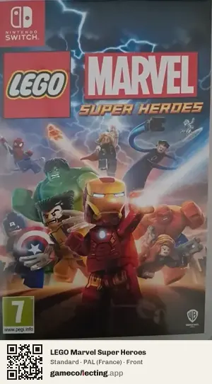LEGO Marvel Super Heroes Nintendo Switch, France box front