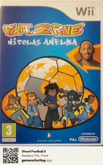 Street Football II Nintendo Wii, PAL box front