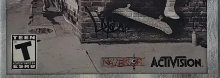 Tony Hawk's Underground, the ESRB box on its front