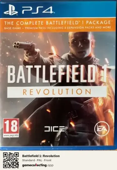 Battlefield 1: Revolution PlayStation 4, PAL box front
