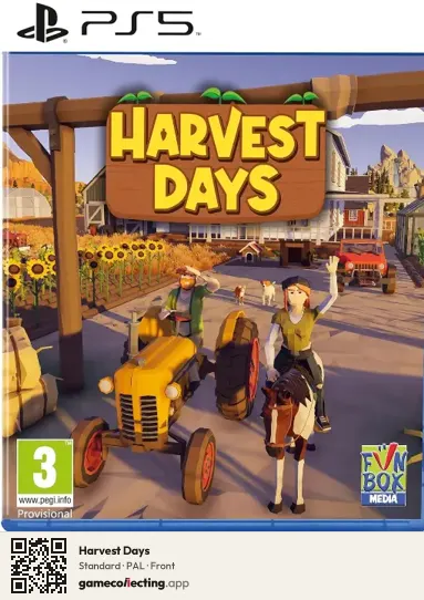 Harvest Days PlayStation 5, PAL box front