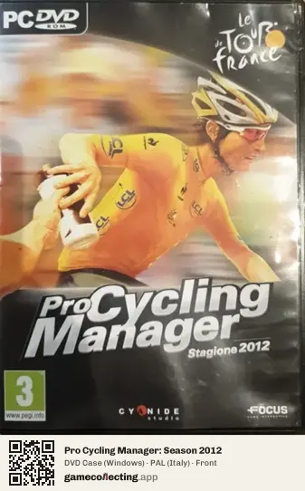Pro Cycling Manager: Season 2012 Computer, Italy box front