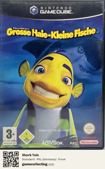 Shark Tale Nintendo GameCube, Germany box front