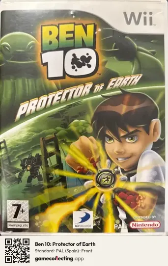 Ben 10: Protector of Earth Nintendo Wii, Spain box front