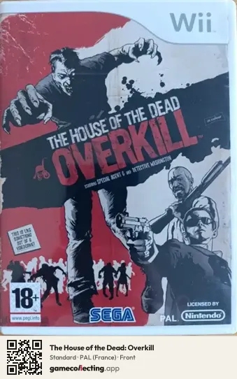 The House of the Dead: Overkill Nintendo Wii, France box front