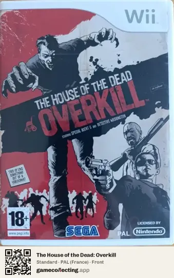 The House of the Dead: Overkill Nintendo Wii, France box front