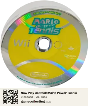 New Play Control! Mario Power Tennis Nintendo Wii, PAL disc
