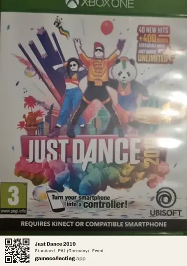 Just Dance 2019 Xbox One, Germany box front