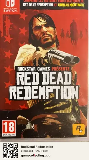 Red Dead Redemption Nintendo Switch, PAL box front