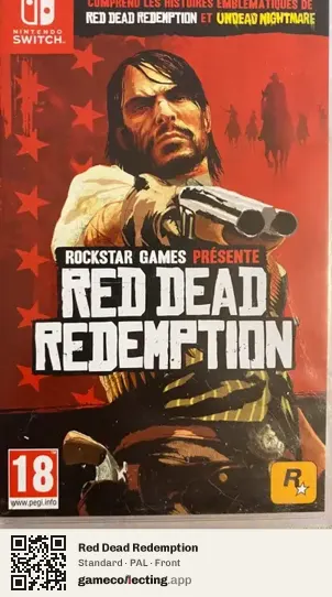Red Dead Redemption Nintendo Switch, PAL box front