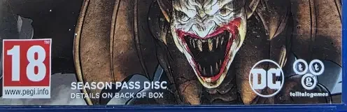 Batman: The Enemy Within, the PEGI square on its front