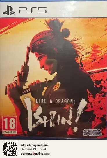 Like a Dragon: Ishin! PlayStation 5, PAL box front