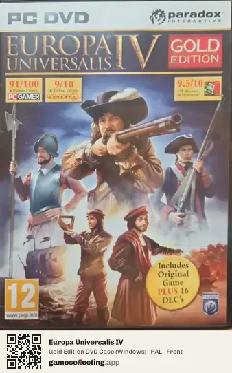 Europa Universalis IV Computer, PAL box front