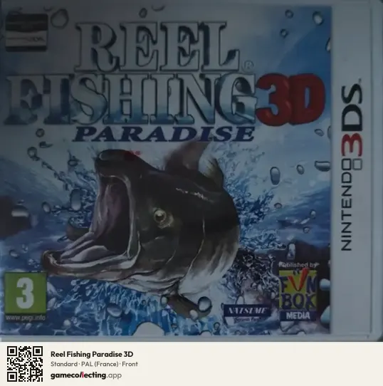 Reel Fishing Paradise 3D Nintendo 3DS, France box front