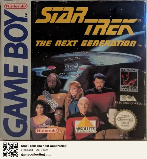 Star Trek: The Next Generation Game Boy, PAL box front