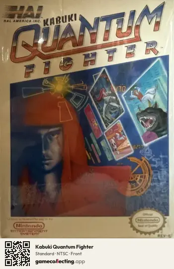 Kabuki Quantum Fighter Nintendo Entertainment System, NTSC box front