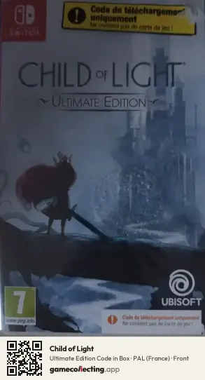 Child of Light Nintendo Switch, France box front