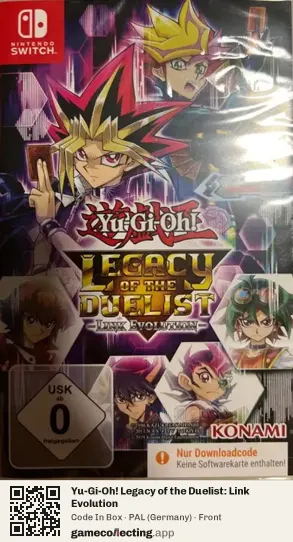 Yu-Gi-Oh! Legacy of the Duelist: Link Evolution Nintendo Switch, Germany box front